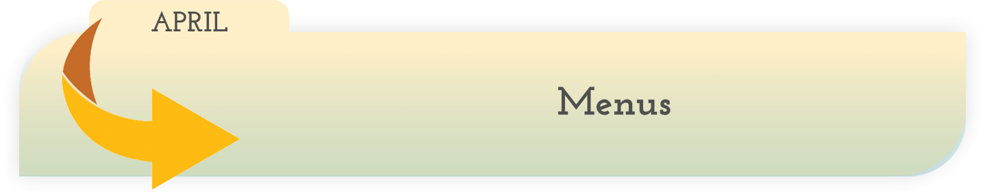 April - Menus
